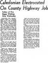 Ambrose Olinger obit 1954 Ambrose Olinger obit 1954